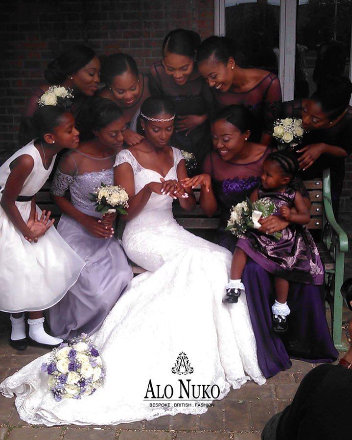 Alonuko Bridal Wear and Wedding Dress Designer London UK for African Caribbean Brides