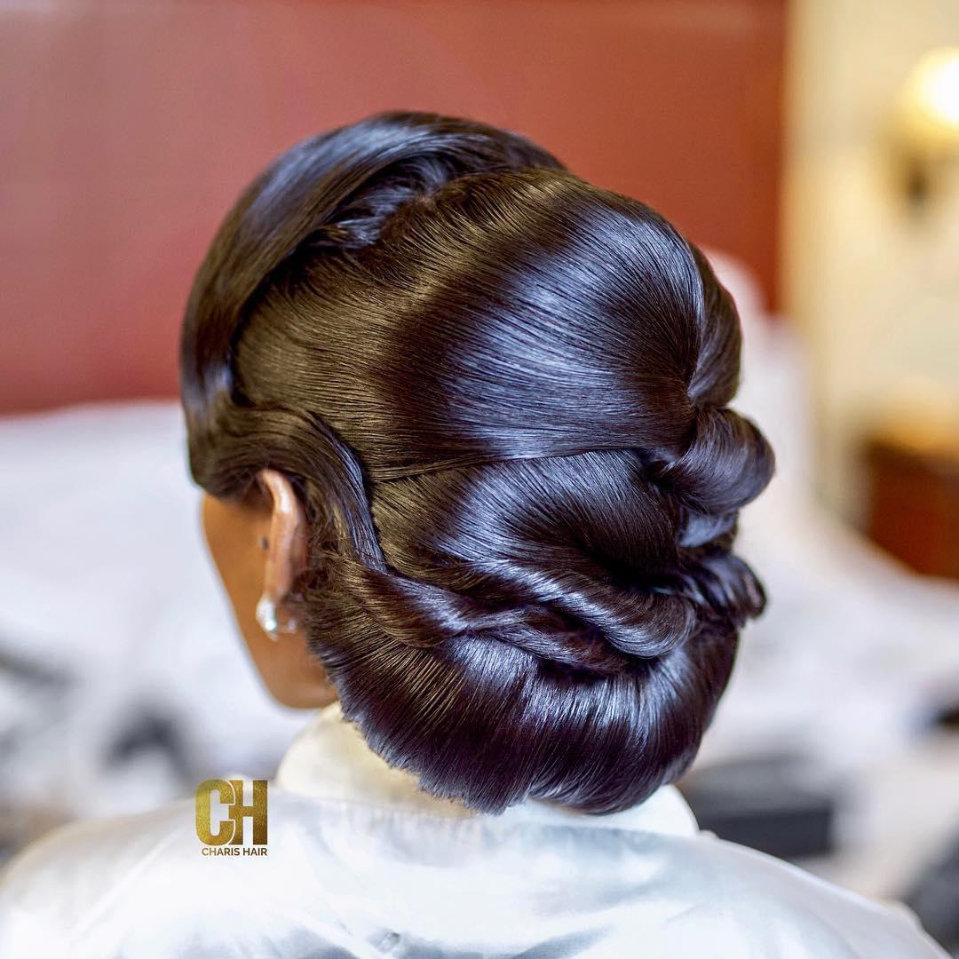 Charis Hair Black Bridal Hair Stylist London Hair Dresser for Black Brides