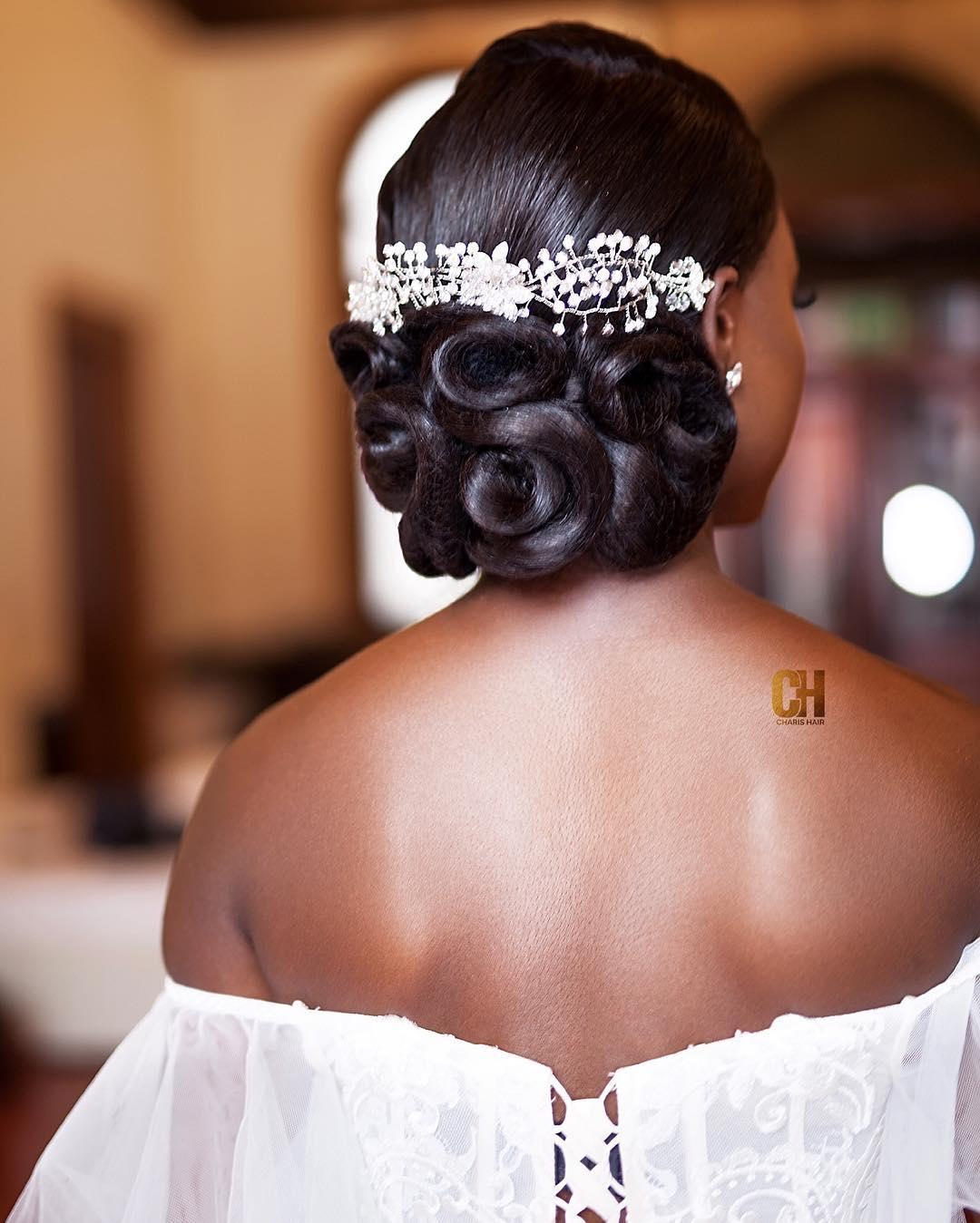 charis hair bridal hair stylist for black and mixed race