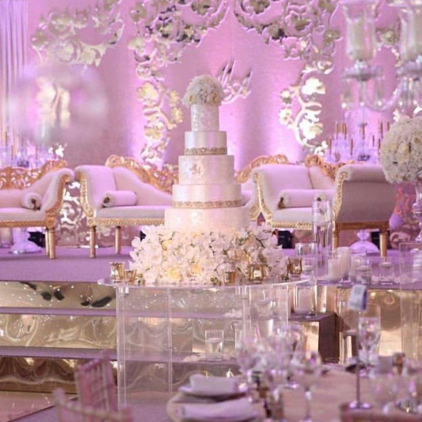 Sweet Hollywood Wedding Cake Designer London
