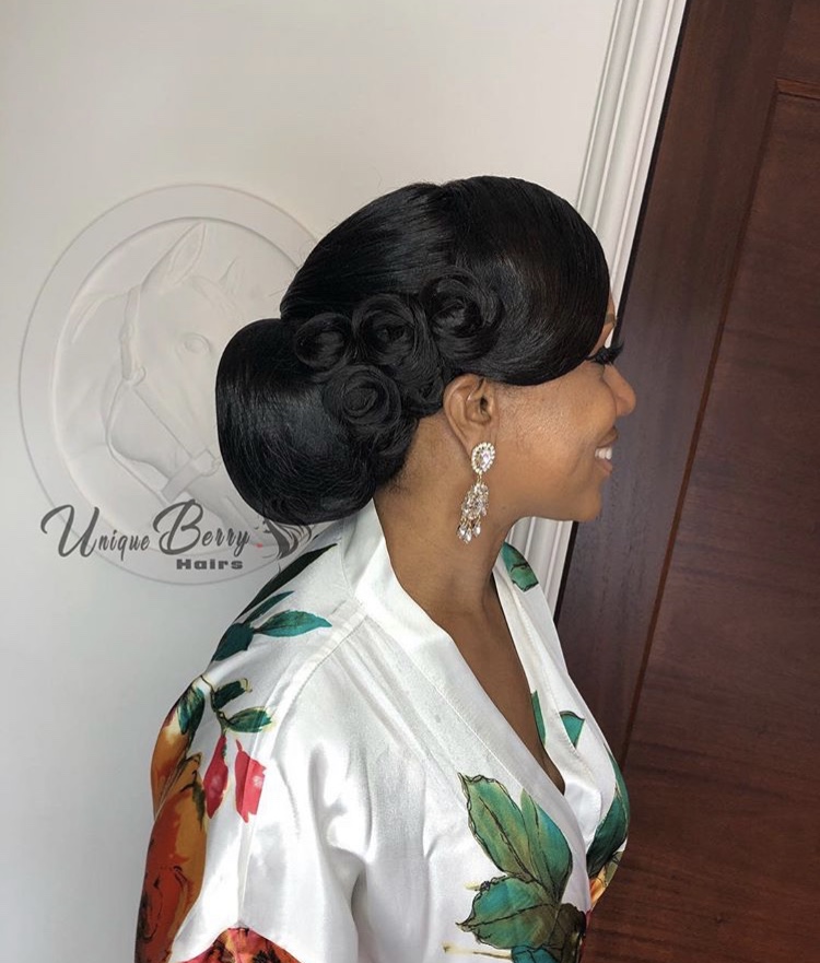 African American Black Bridal Hair Stylist St. Louis DC MD VA – Unique Berry Hairs