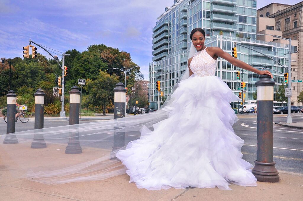 Pantora Bridal Custom Bridal Wear Designer Owner Brooklyn New York Afro Caribbean Wedding