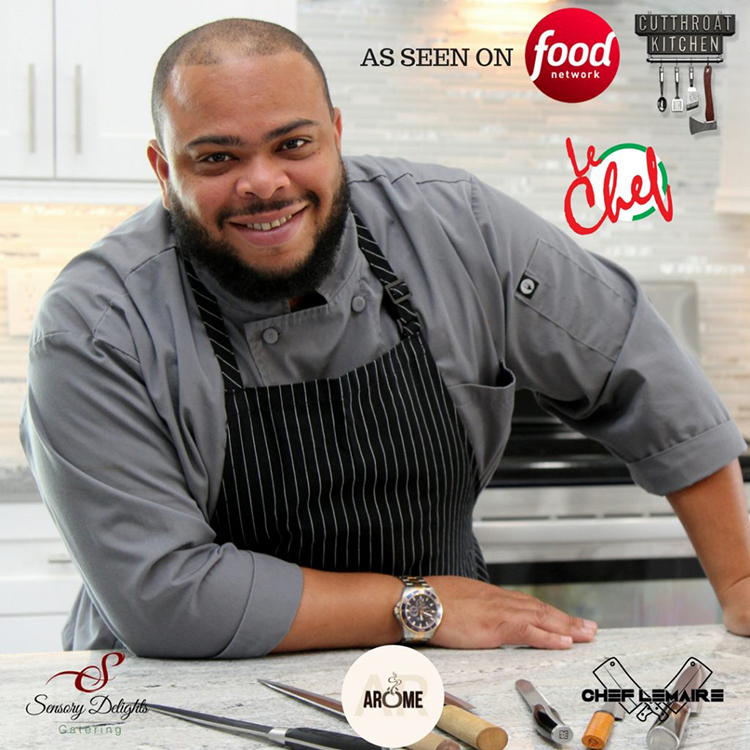 Chef Alain Lemaire - Haitian American Founder Sensory Delights Catering