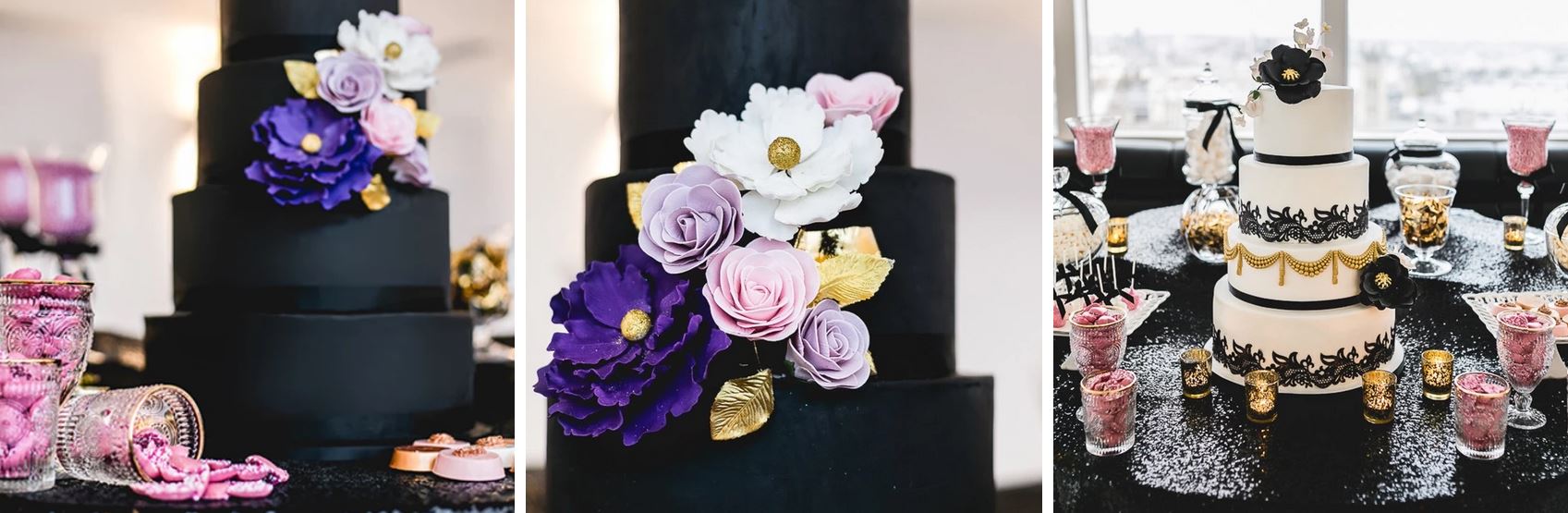 Ty Couture Cakes – Black Wedding Cake Designer UK